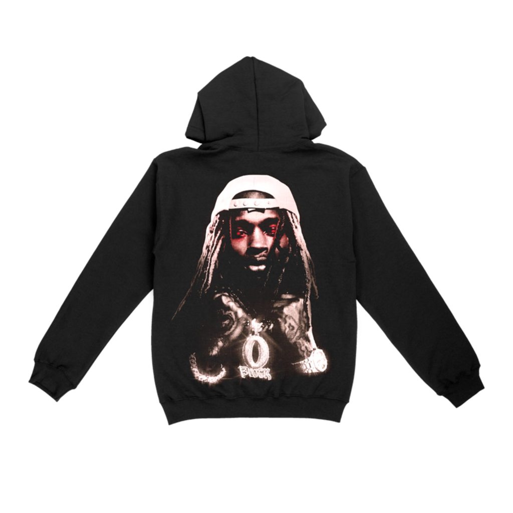 KWEpujKpBlack Demon hoodie Back - King Von Store