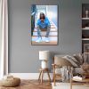 lil durk and king von Poster Canvas Art Poster and Wall Art Picture Print Modern Family 2 - King Von Store