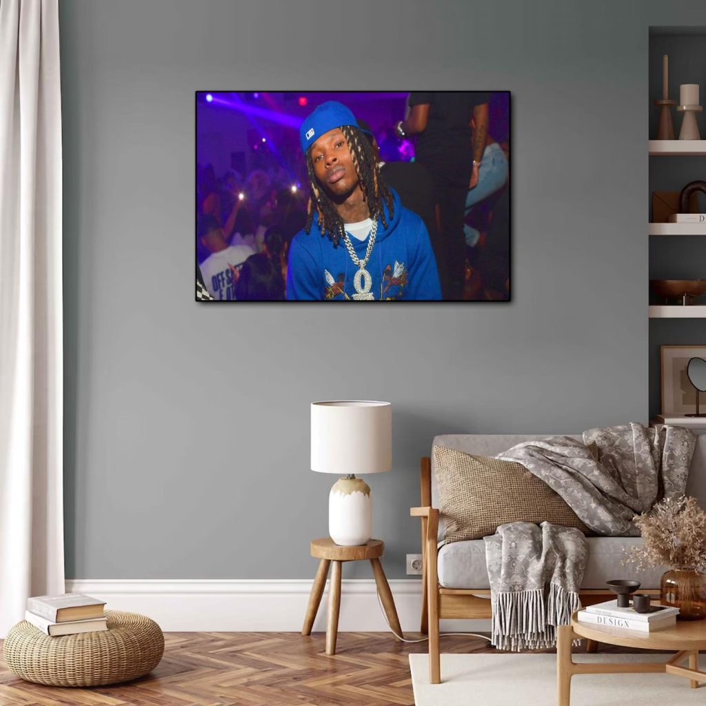 lil durk and king von Poster Canvas Art Poster and Wall Art Picture Print Modern Family 7 - King Von Store