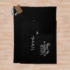 What It Means To Be King Typo Throw Blanket Official King Von Merch