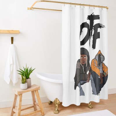 Shower Curtain Official King Von Merch